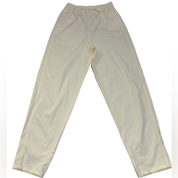 COS Women’s Cream Lightweight Elastic Drawstring Trousers Pants Size 4 - Picture 1 of 8